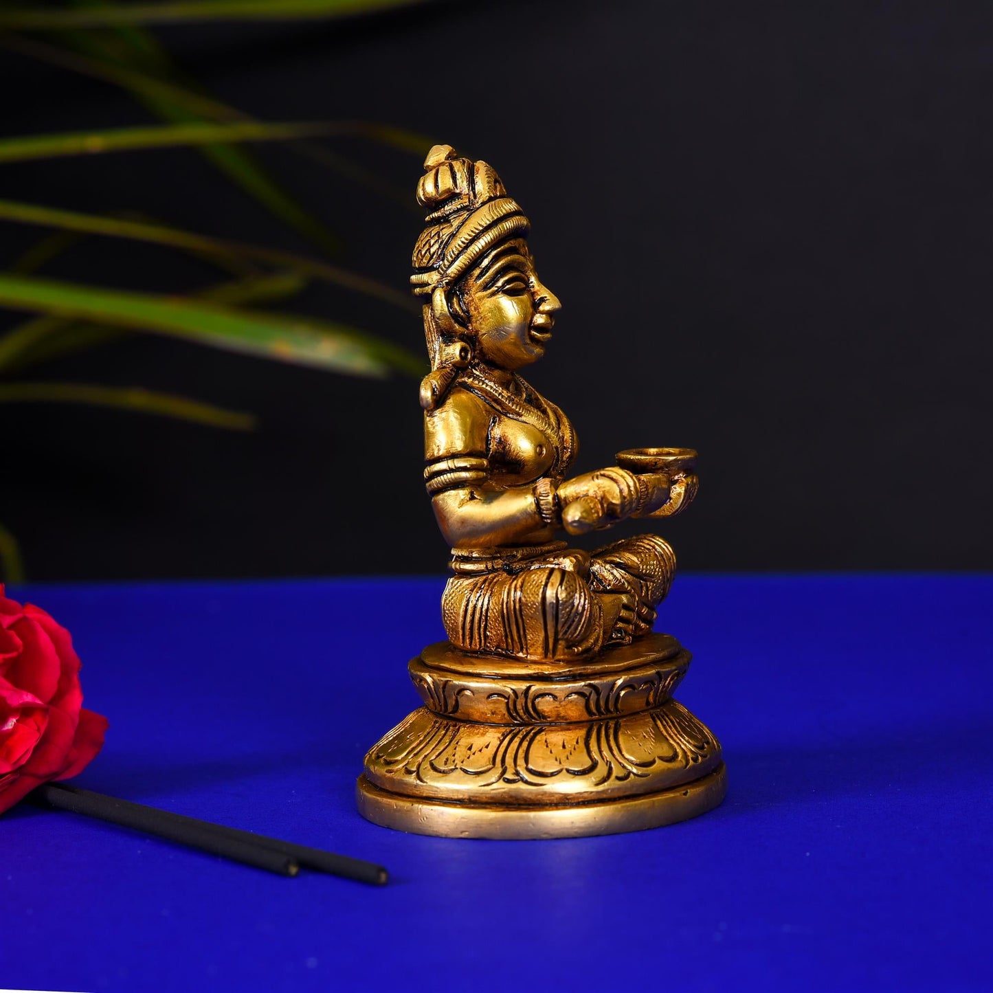 Brass Superfine Annapurna Devi Statue (4 Inch)