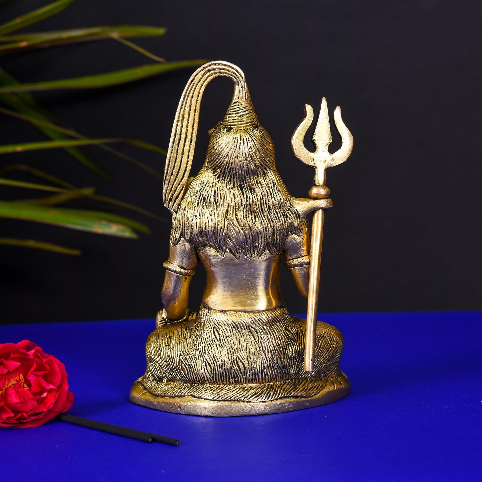 Brass Lord Shiva Idol (6.5 Inch)