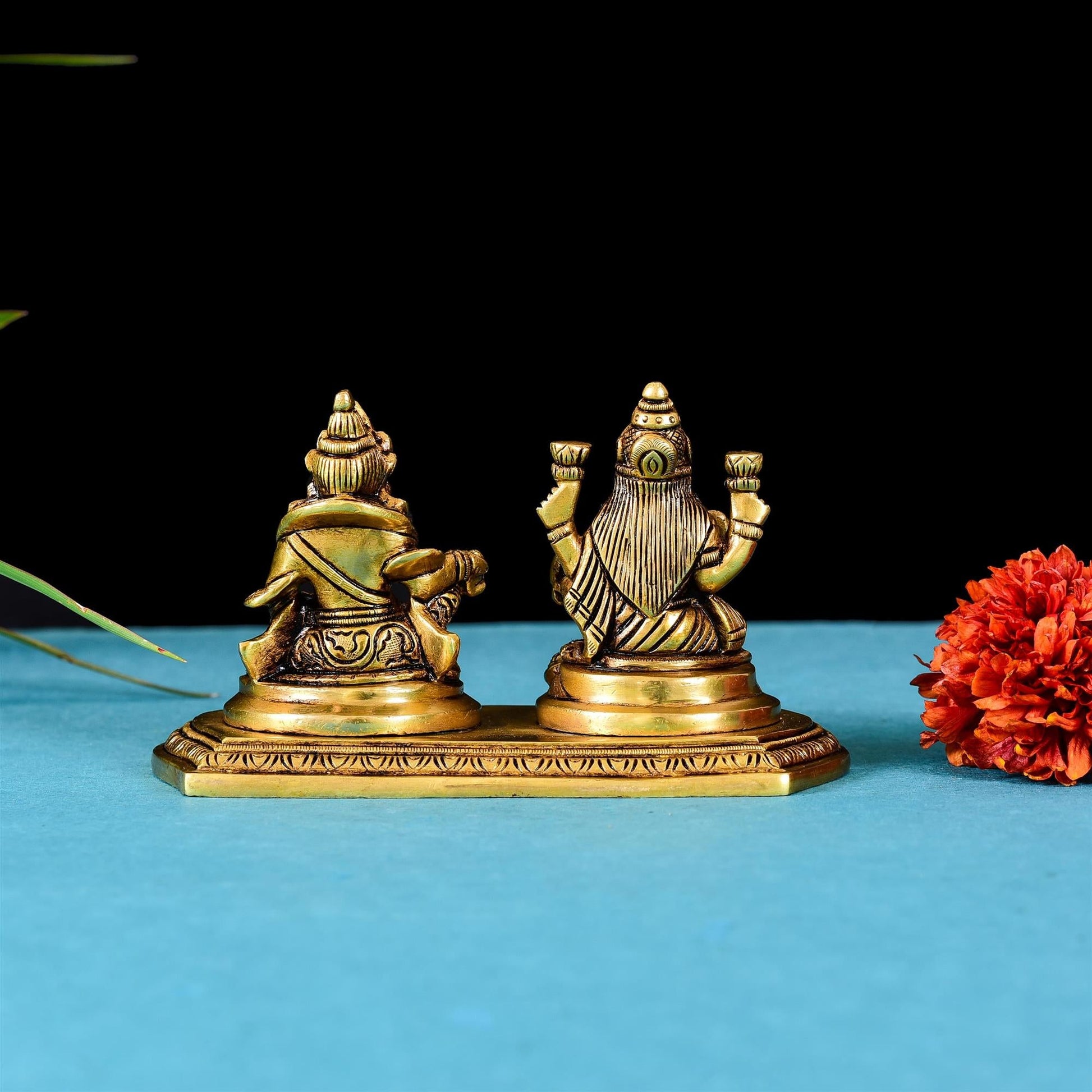 Brass Kuber And Lakshmi Superfine Idol (3.5 Inch)