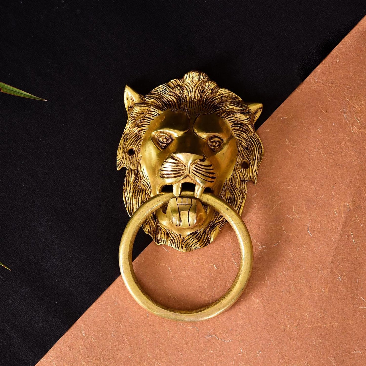 Brass Lion Door Knocker