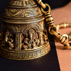 Brass Superfine Ganesha Wall Hanging Temple Bell