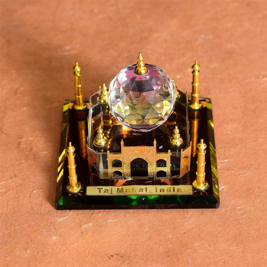 Crystal Taj Mahal Showpiece