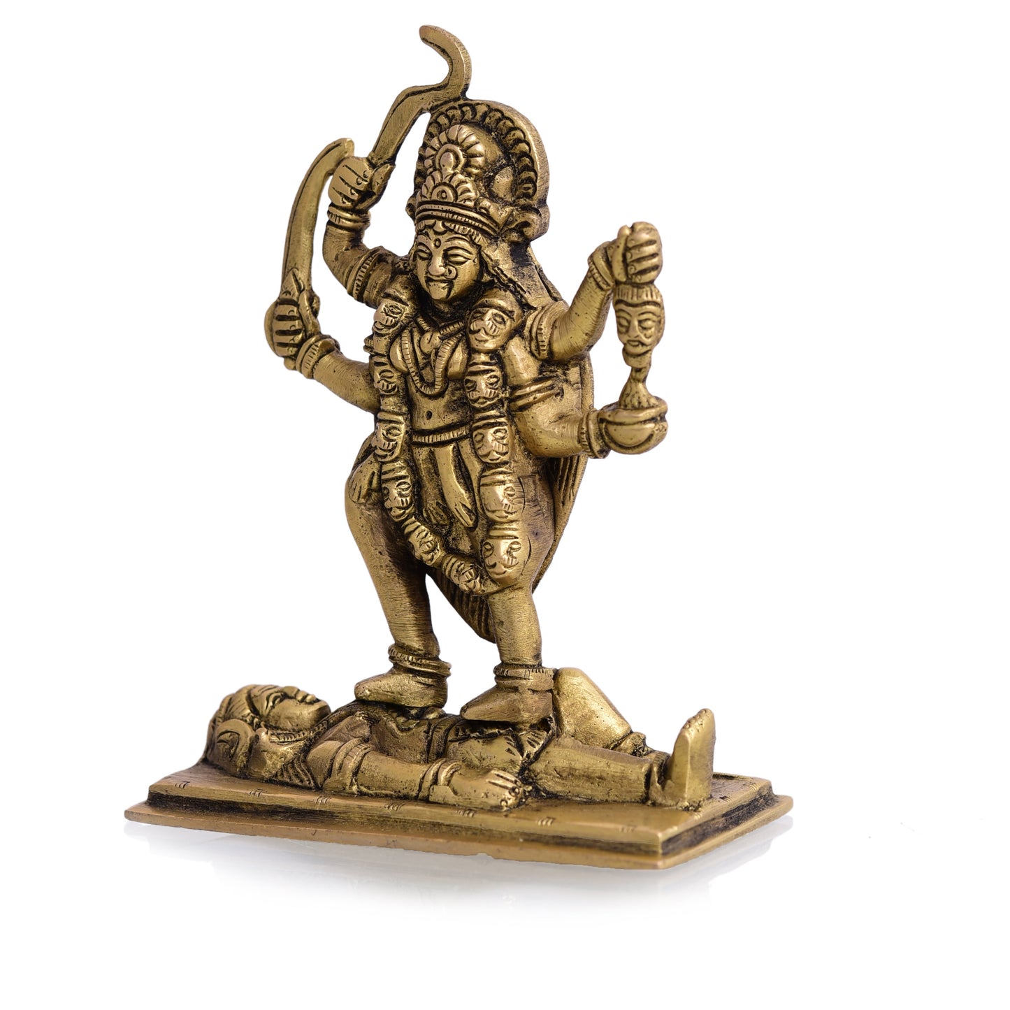 Brass Kali Maa Idol