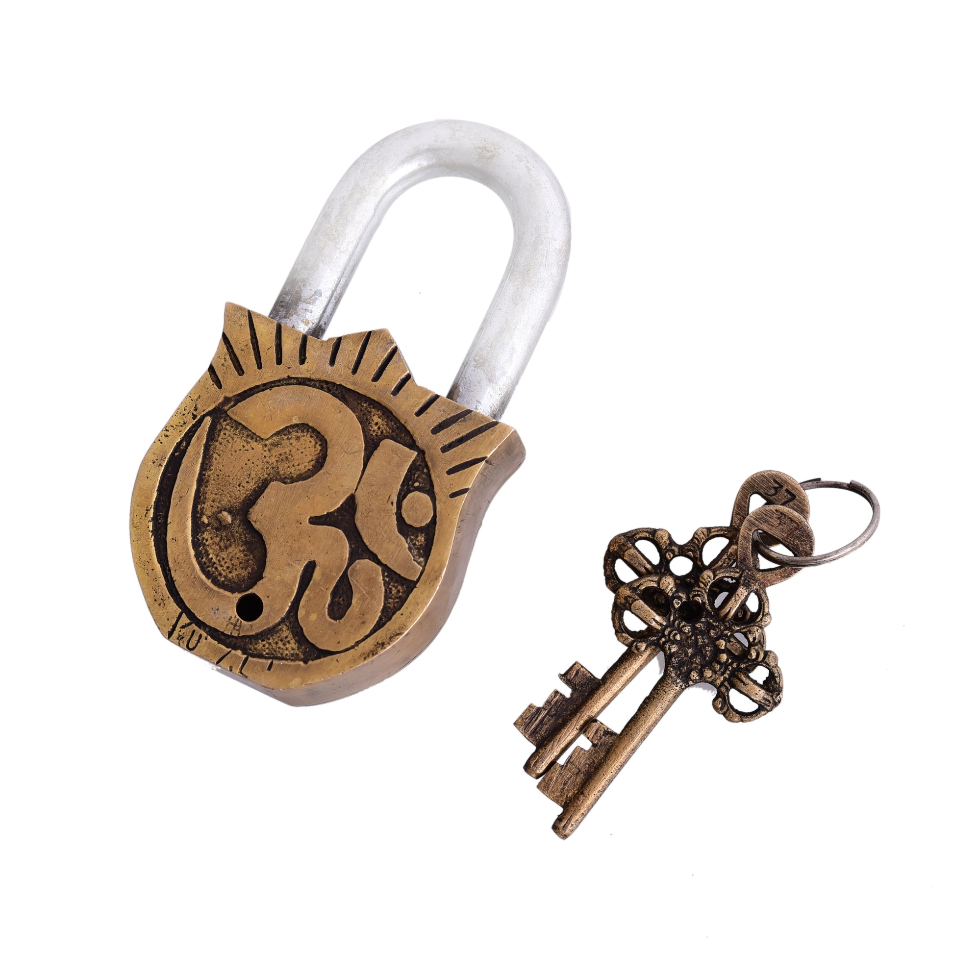Brass Lakshmi Door Lock (4.5 Inch)