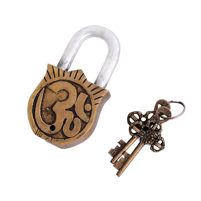 Brass Lakshmi Door Lock (4.5 Inch)