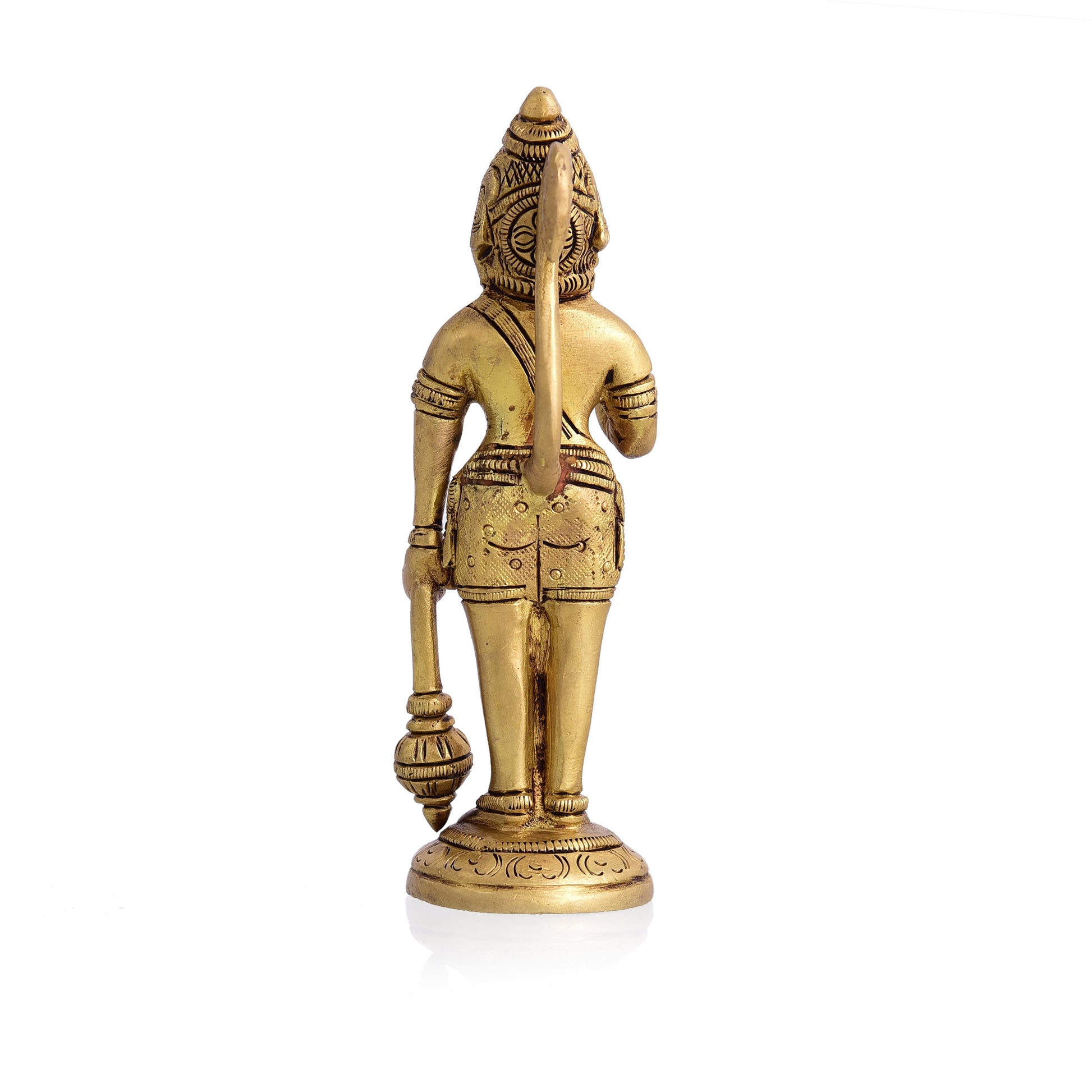 Brass Standing Hanuman Superfine Idol (5.3 Inch)