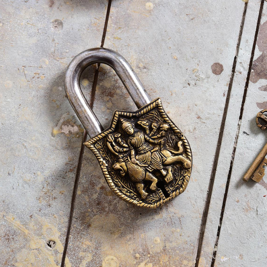 Brass Durga Door Lock