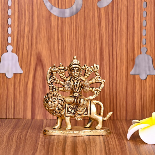 Brass Durga Devi Idol (3.5 Inch)