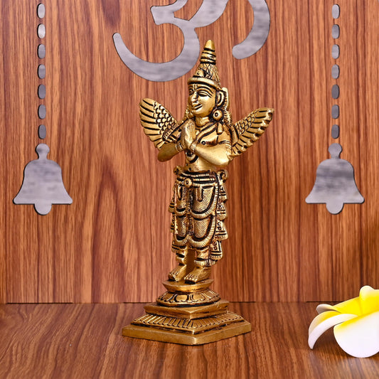 Brass Standing Garuda Idol (5.8 Inch)