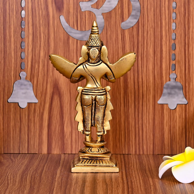 Brass Standing Garuda Idol (5.8 Inch)