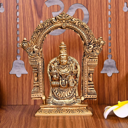 Brass Goddess Padmavati Frame Idol (6.5 Inch)