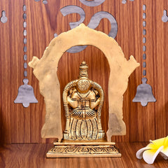 Brass Goddess Padmavati Frame Idol (6.5 Inch)