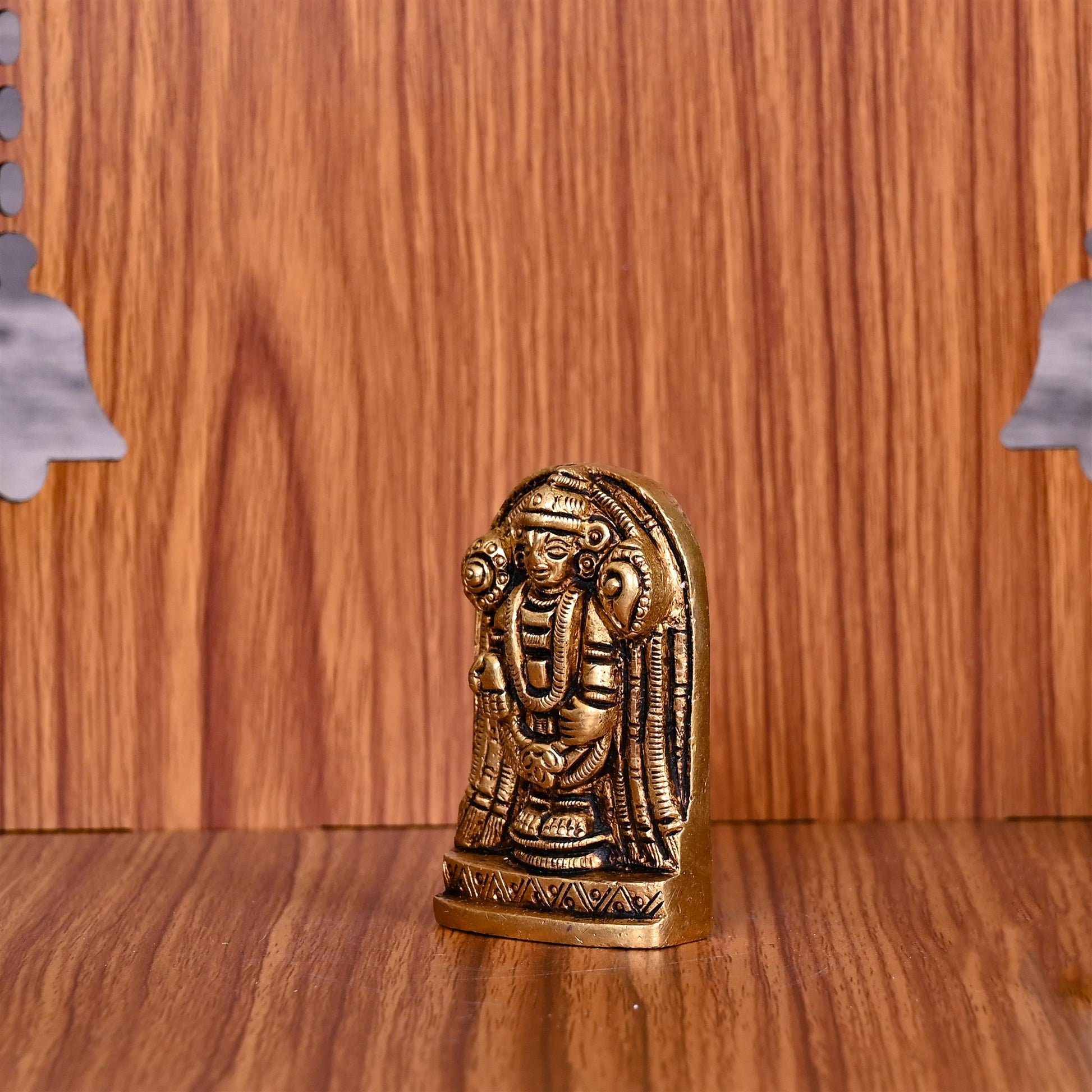 Brass Tirupati Balaji/Venkateshwar Idol (2 Inch)