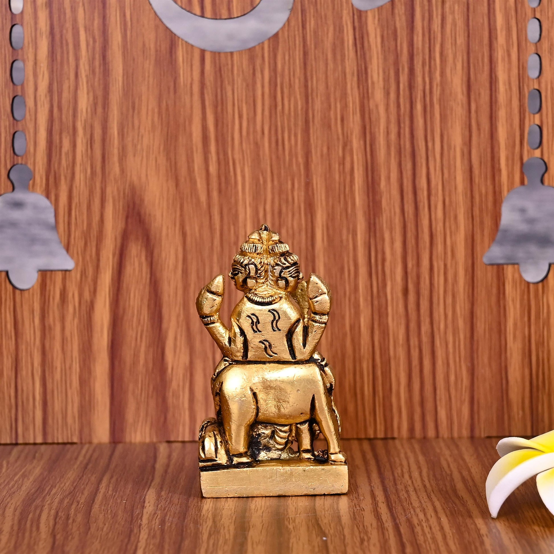 Brass Lord Dattatreya Idol (3 Inch)