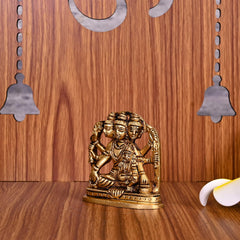Brass Lord Dattatreya Idol (2.5 Inch)