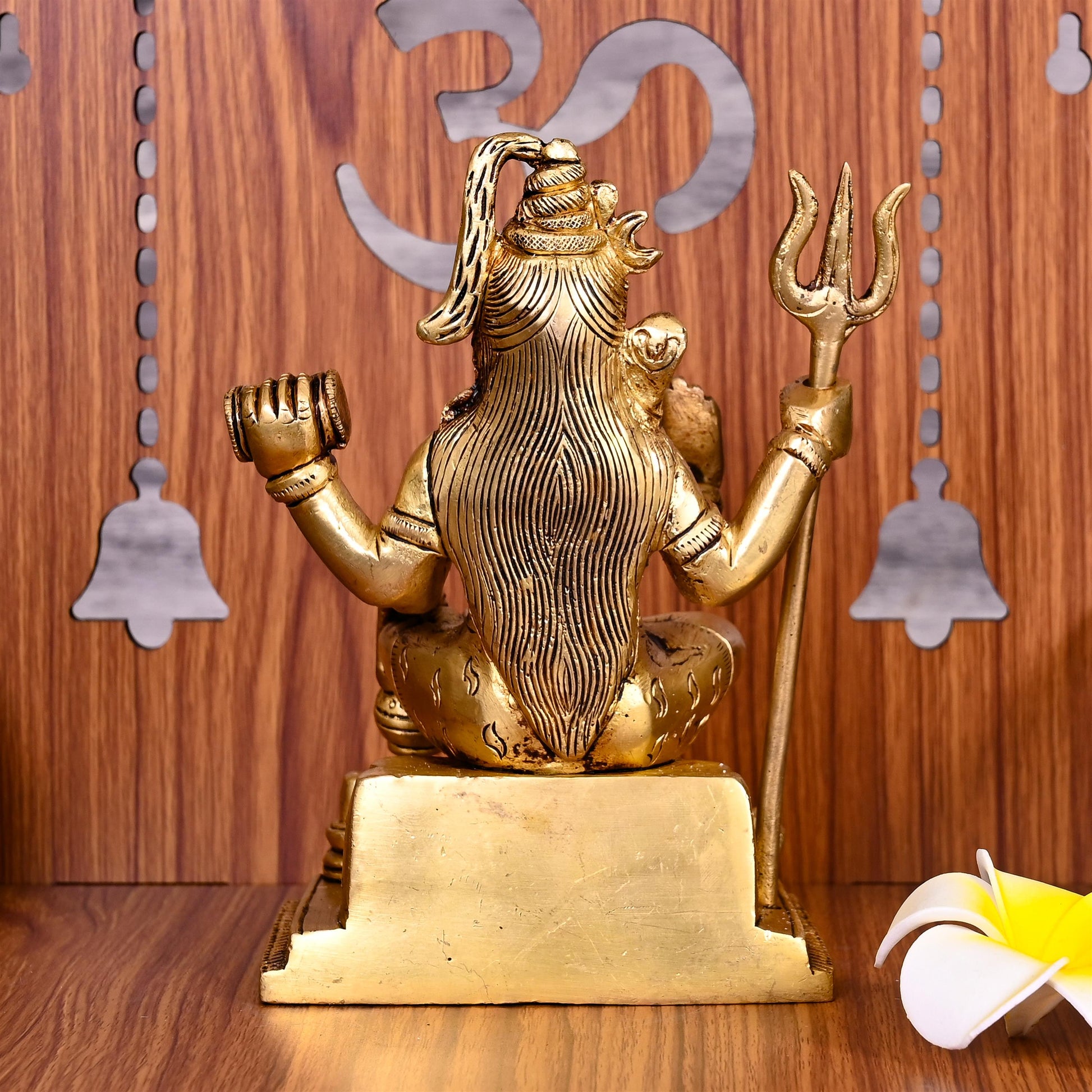 Brass Lord Shiva Idol (6.5 Inch)