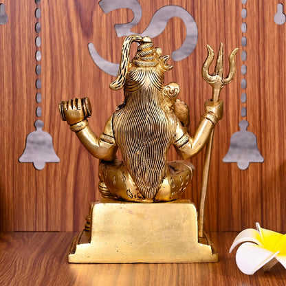 Brass Lord Shiva Idol (6.5 Inch)