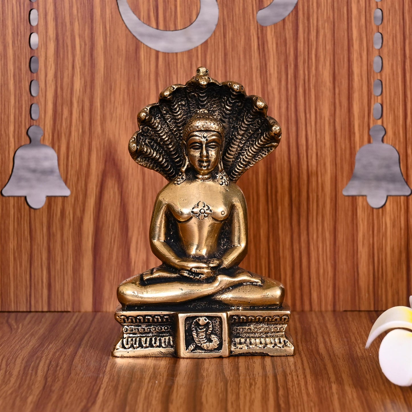 Brass Lord Parshvanatha Swamy Idol (4.5 Inch)