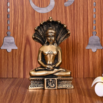 Brass Lord Parshvanatha Swamy Idol (4.5 Inch)