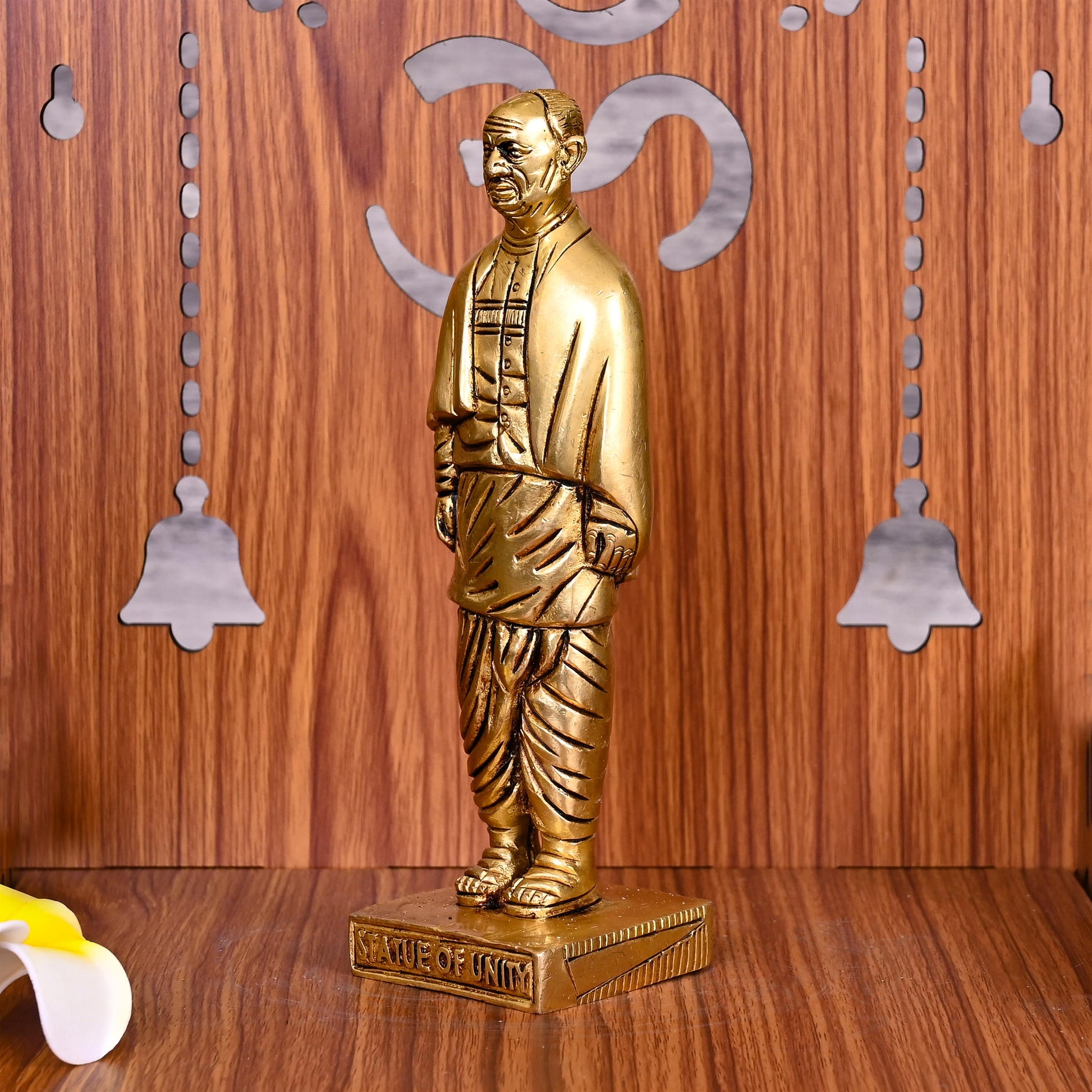 Brass Vallabh Bhai Patel Statue (Statue Of Unity) (7 Inch)