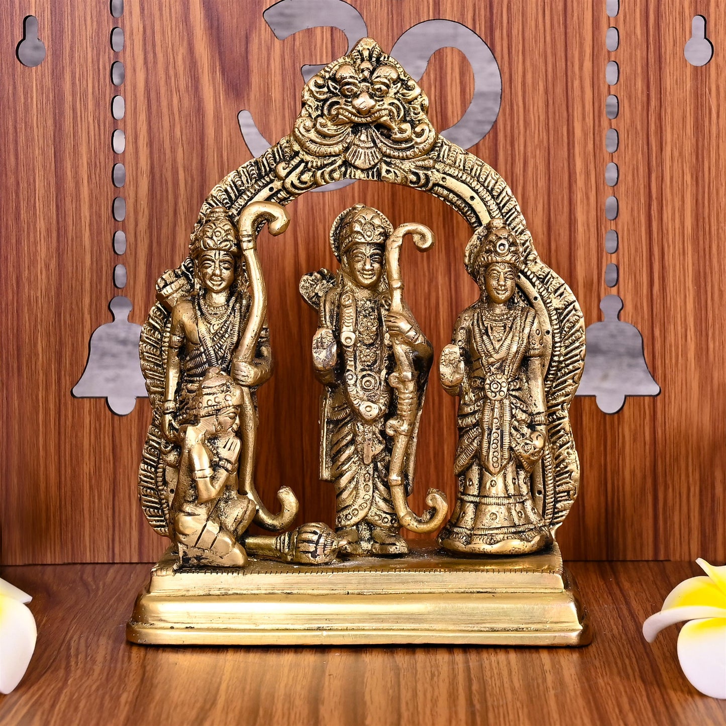 Brass Ram Darbar Statue (6.3 Inch)