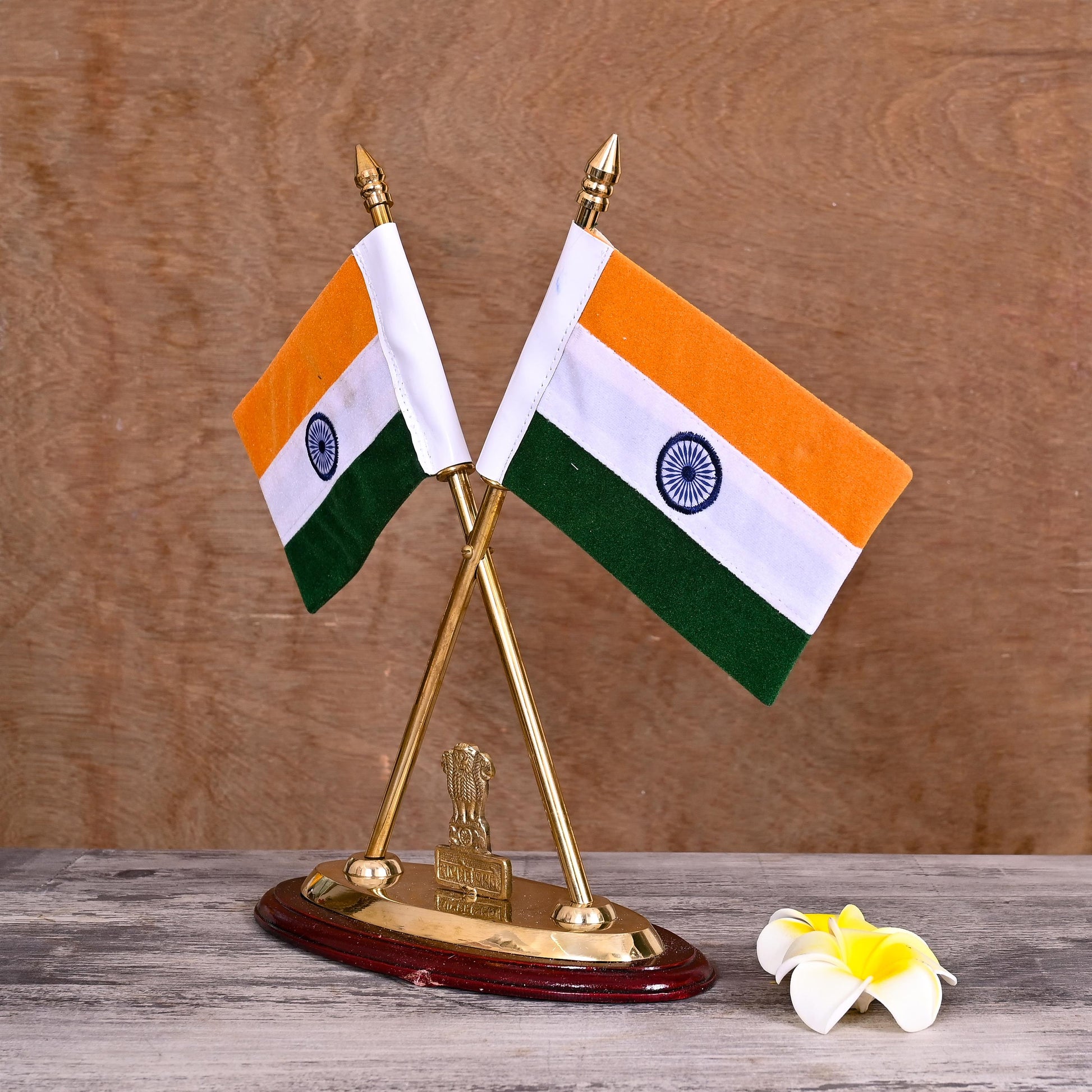 Brass National Flag Stand (12 Inch)