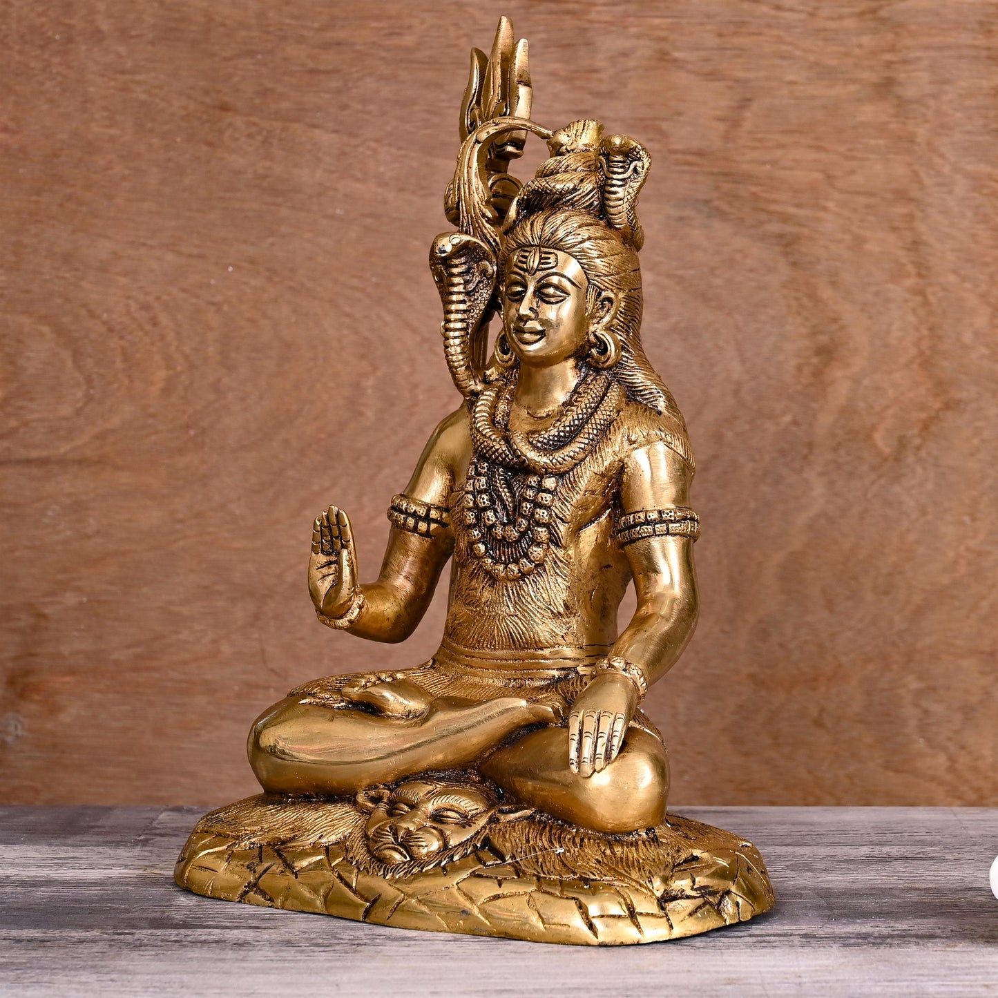 Brass Superfine Lord Shiva Statue (11.5 Inch)