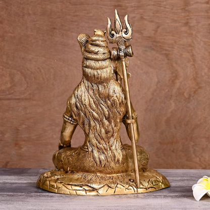Brass Superfine Lord Shiva Statue (11.5 Inch)