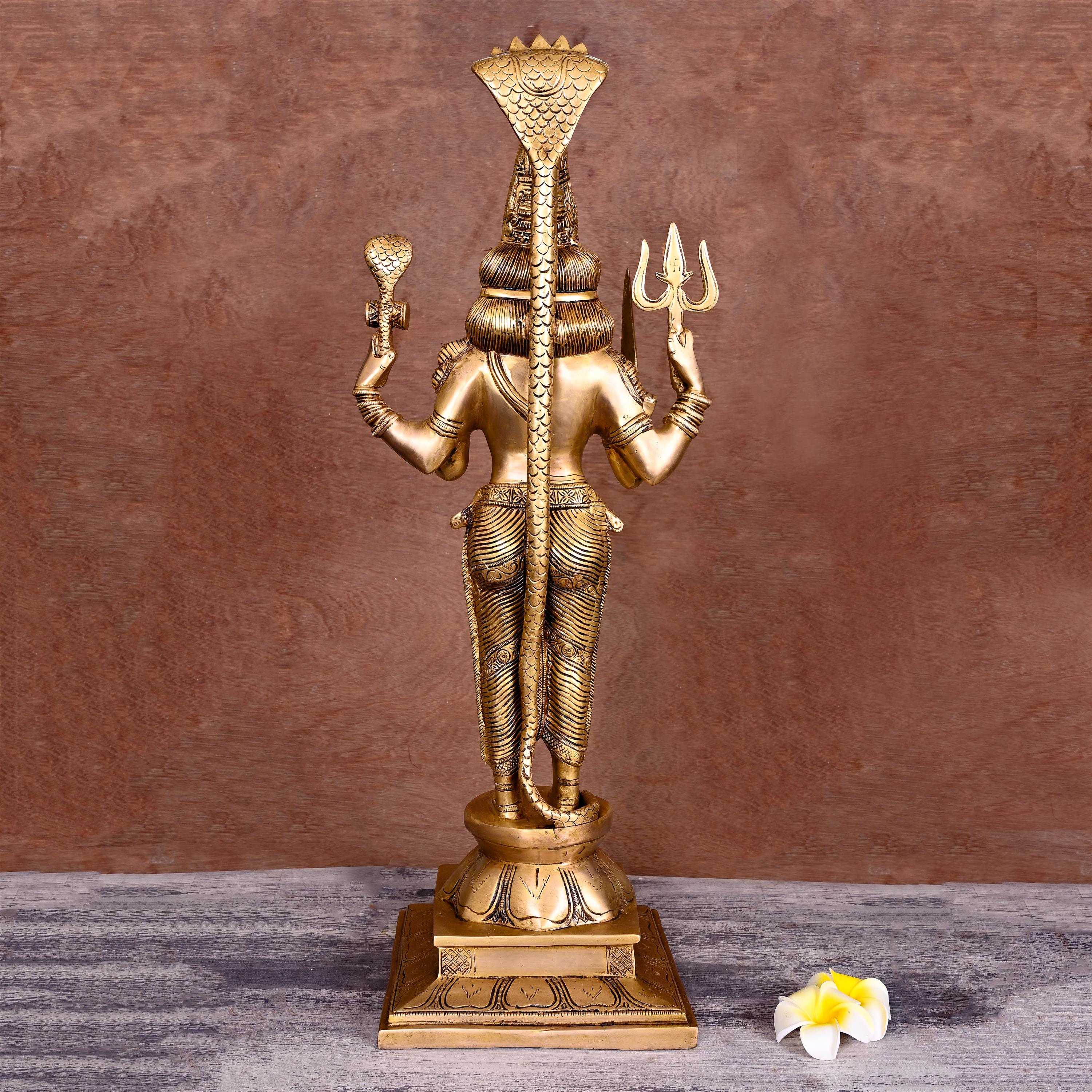 Brass Karumari Amman Superfine Statue (25 Inch)