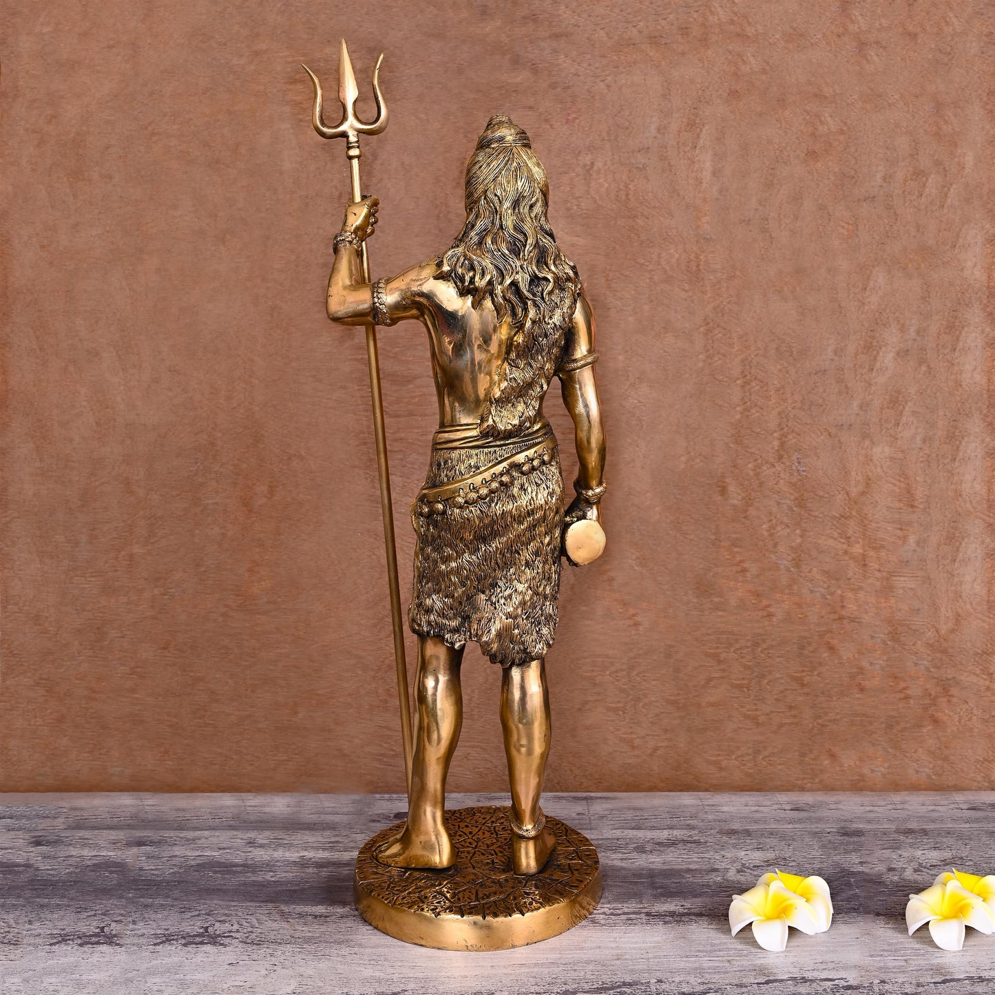 Brass Standing Shiva Statue (26 Inch)