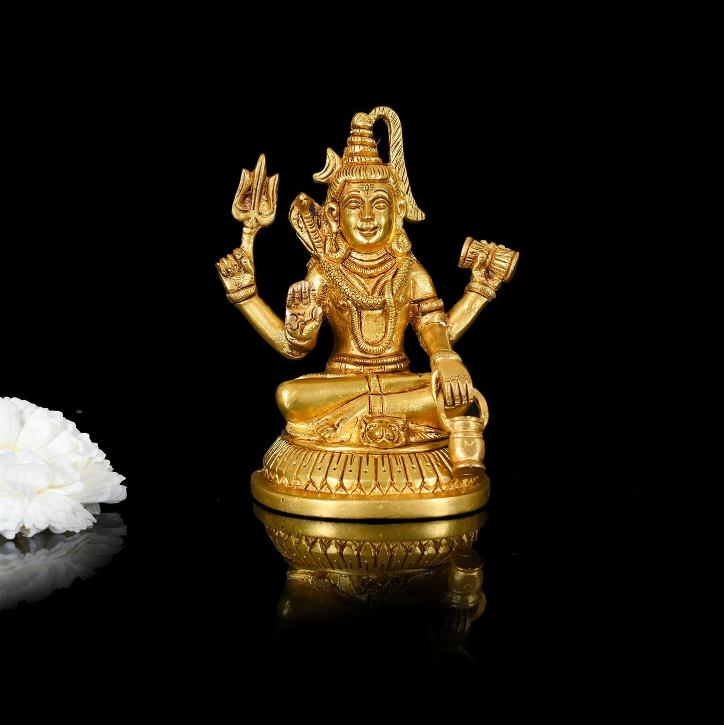 Brass Lord Shiva Idol (5 Inch)