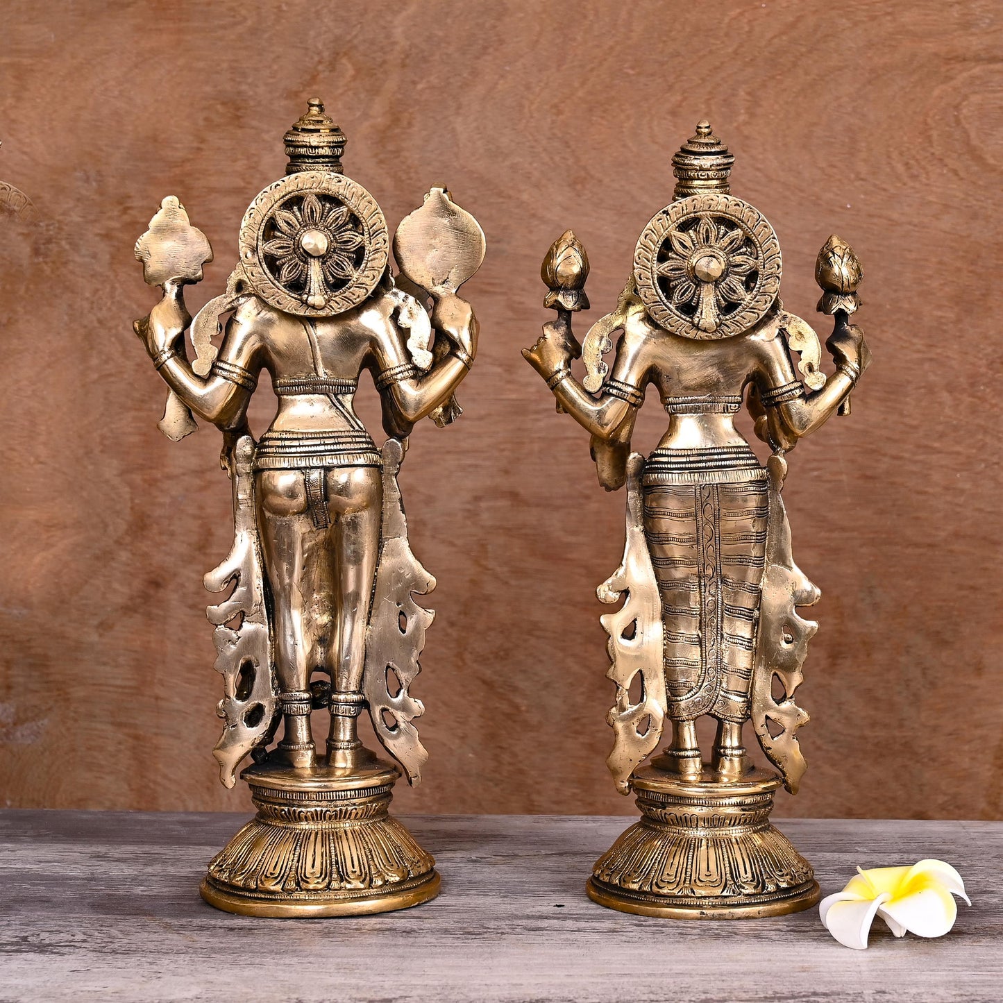 Brass Vishnu Lakshmi Set (13 Inch)