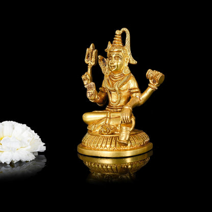 Brass Lord Shiva Idol (5 Inch)