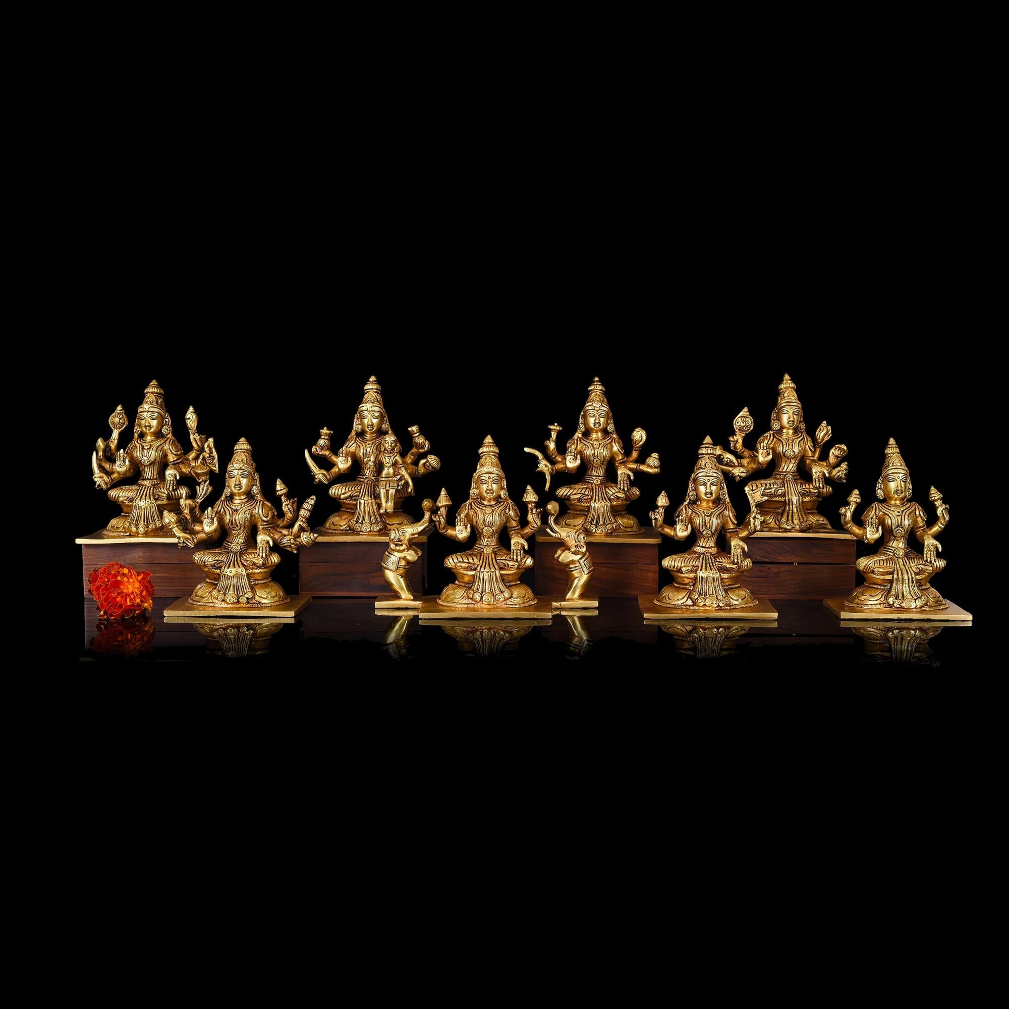 Brass Superfine Ashtalakshmi Set (5.5 Inch)