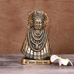Brass Lord Khatu Shyam Idol (6 Inch)