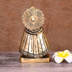 Brass Lord Khatu Shyam Idol (6 Inch)