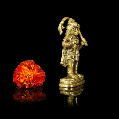 Brass Standing Hanuman Idol (4 Inch)