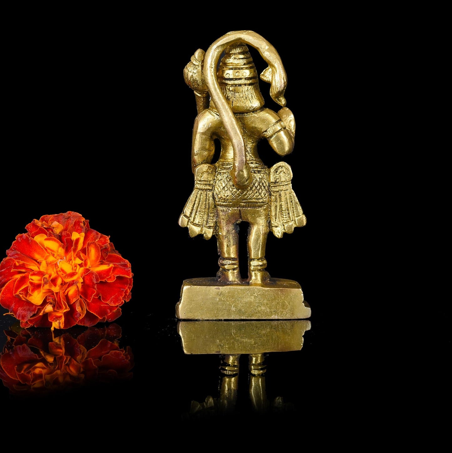 Brass Standing Hanuman Idol (4 Inch)