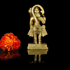 Brass Standing Hanuman Idol (4 Inch)