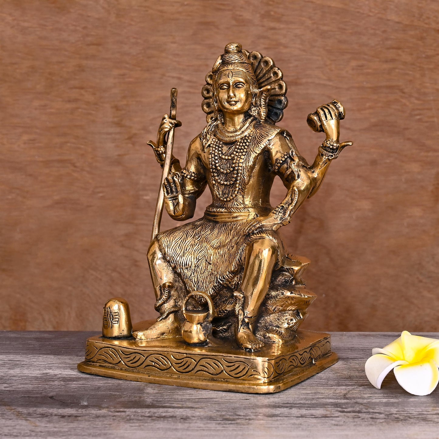 Brass Lord Shiva Statue (8.5 Inch)