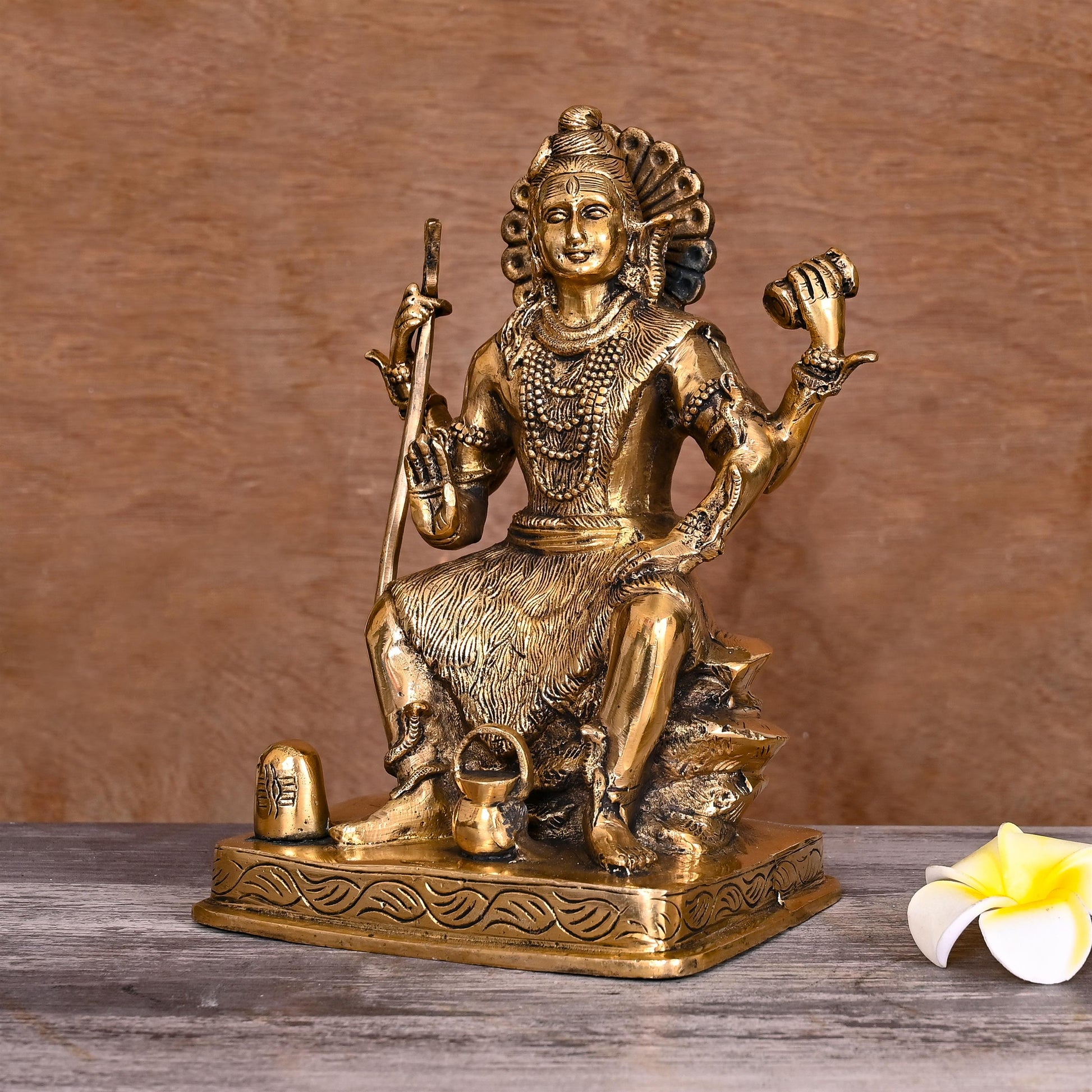 Brass Lord Shiva Statue (8.5 Inch)