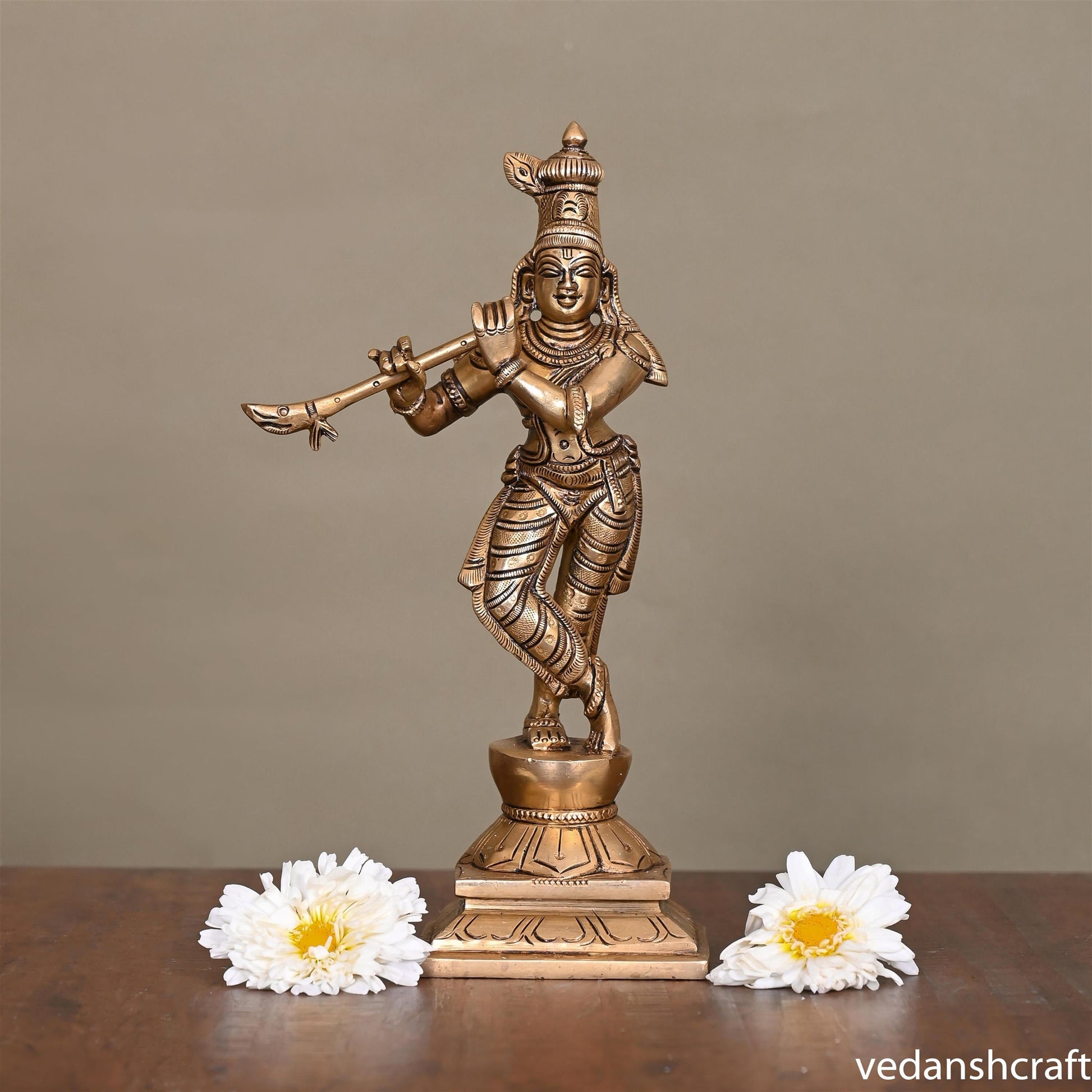 Brass Superfine Dashavatara /Vishnu Avatars Statue Set (10 Inch)
