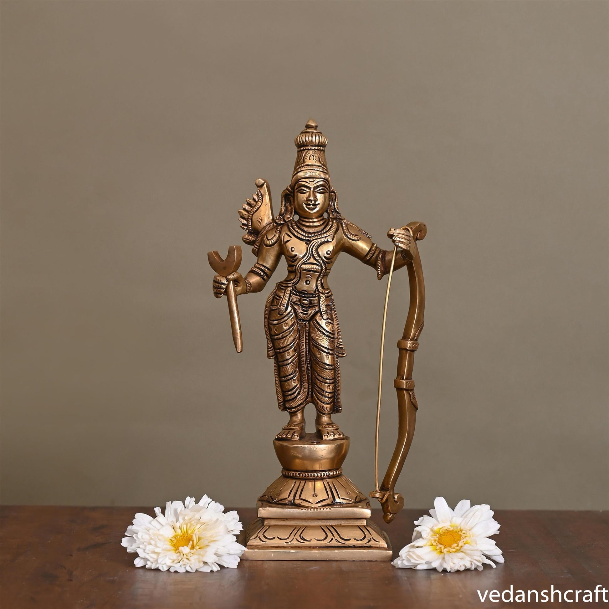 Brass Superfine Dashavatara /Vishnu Avatars Statue Set (10 Inch)