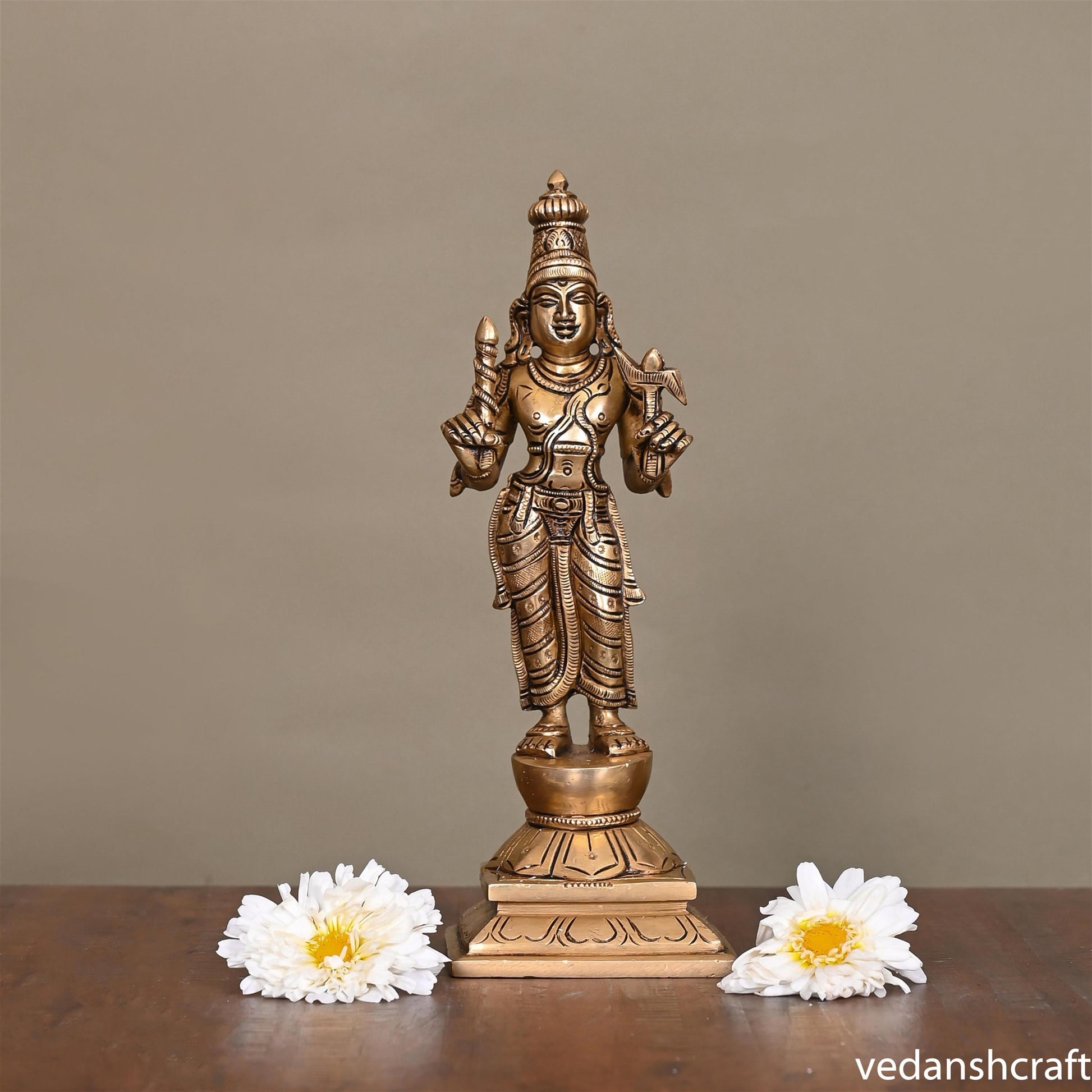 Brass Superfine Dashavatara /Vishnu Avatars Statue Set (10 Inch)