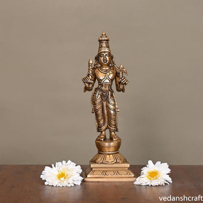 Brass Superfine Dashavatara /Vishnu Avatars Statue Set (10 Inch)