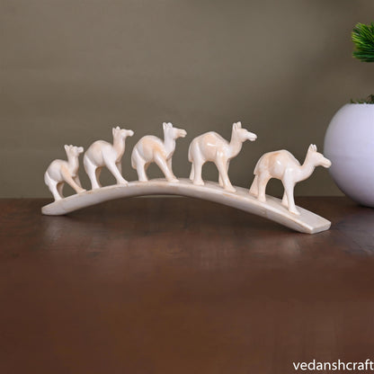 Camel Family Showpiece (3.5 Inch)