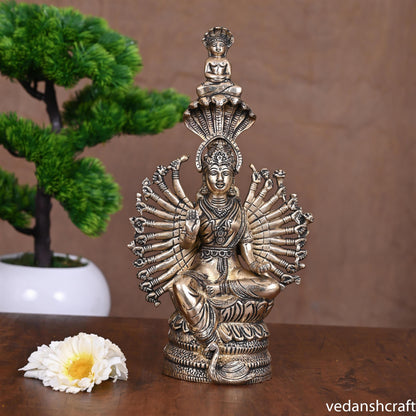 Brass Goddess Padmavati Idol (11 Inch)