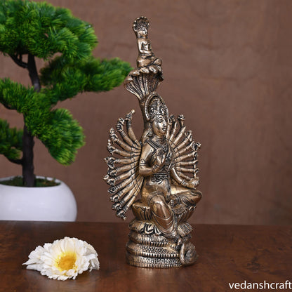 Brass Goddess Padmavati Idol (11 Inch)