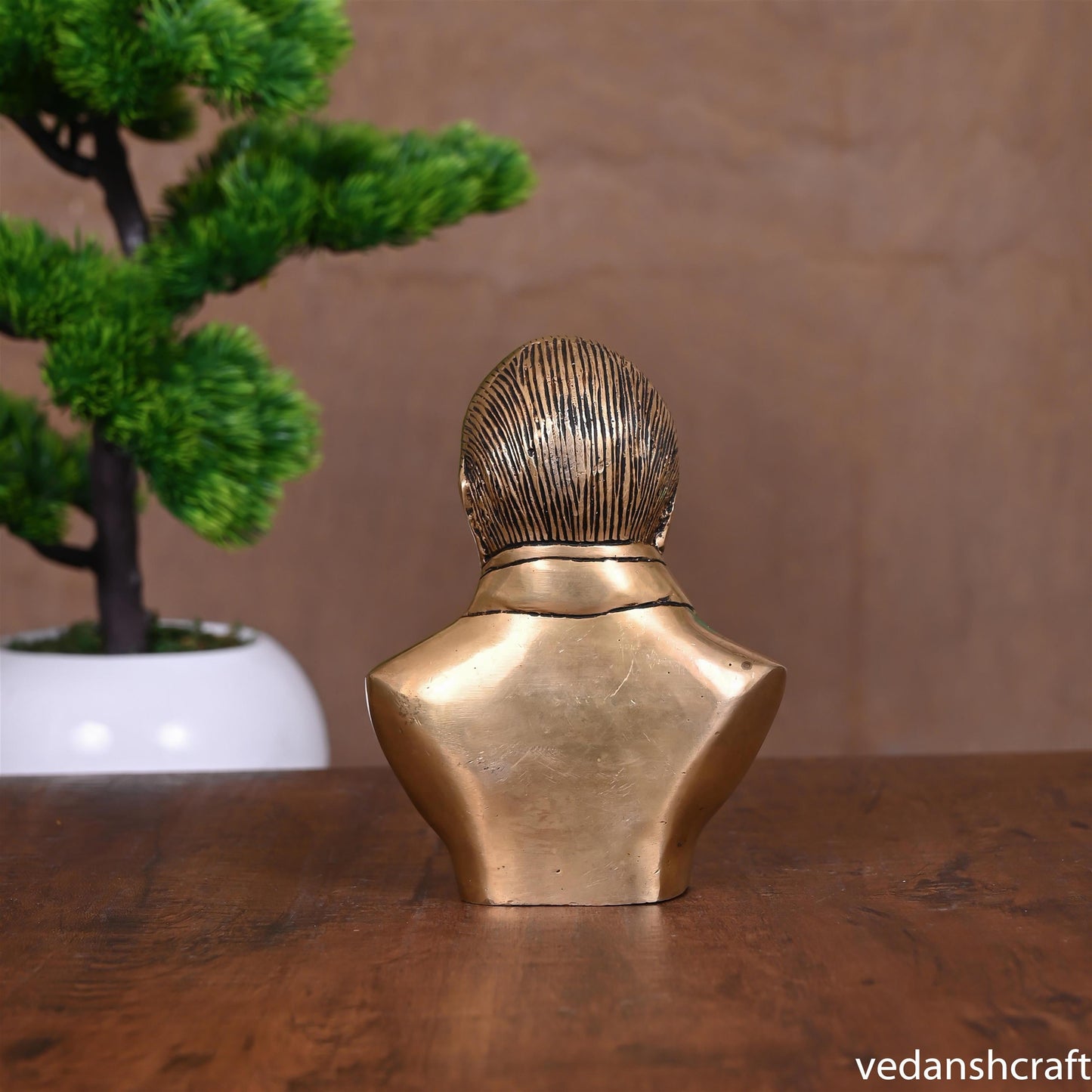 Brass Bhimrao Ambedkar Bust Statue (5.8")