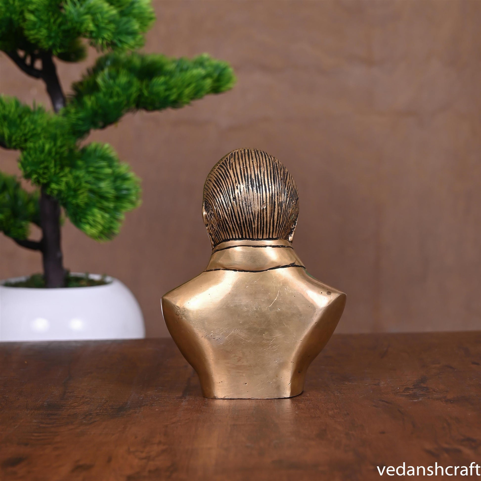 Brass Bhimrao Ambedkar Bust Statue (5.8")